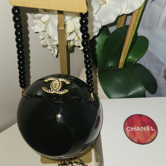 CC VIP gift Handbags - Rare! Black Pearl Sphere Bag. 2016 VIP Gift From Dubai! Incredibly Hard To Find!